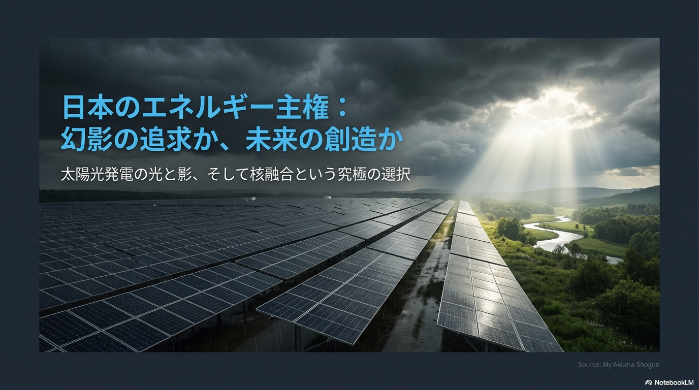 日本のエネルギー主権と核融合戦略 - 日本再生への鍵